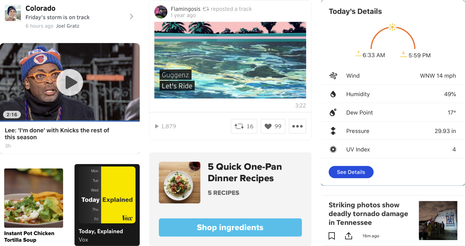 News & Multimedia App Examples