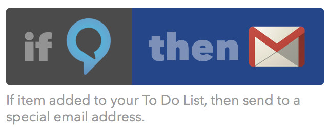 IFTTT's Integration to Gmail
