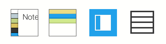 Noted App Icon Design Progression