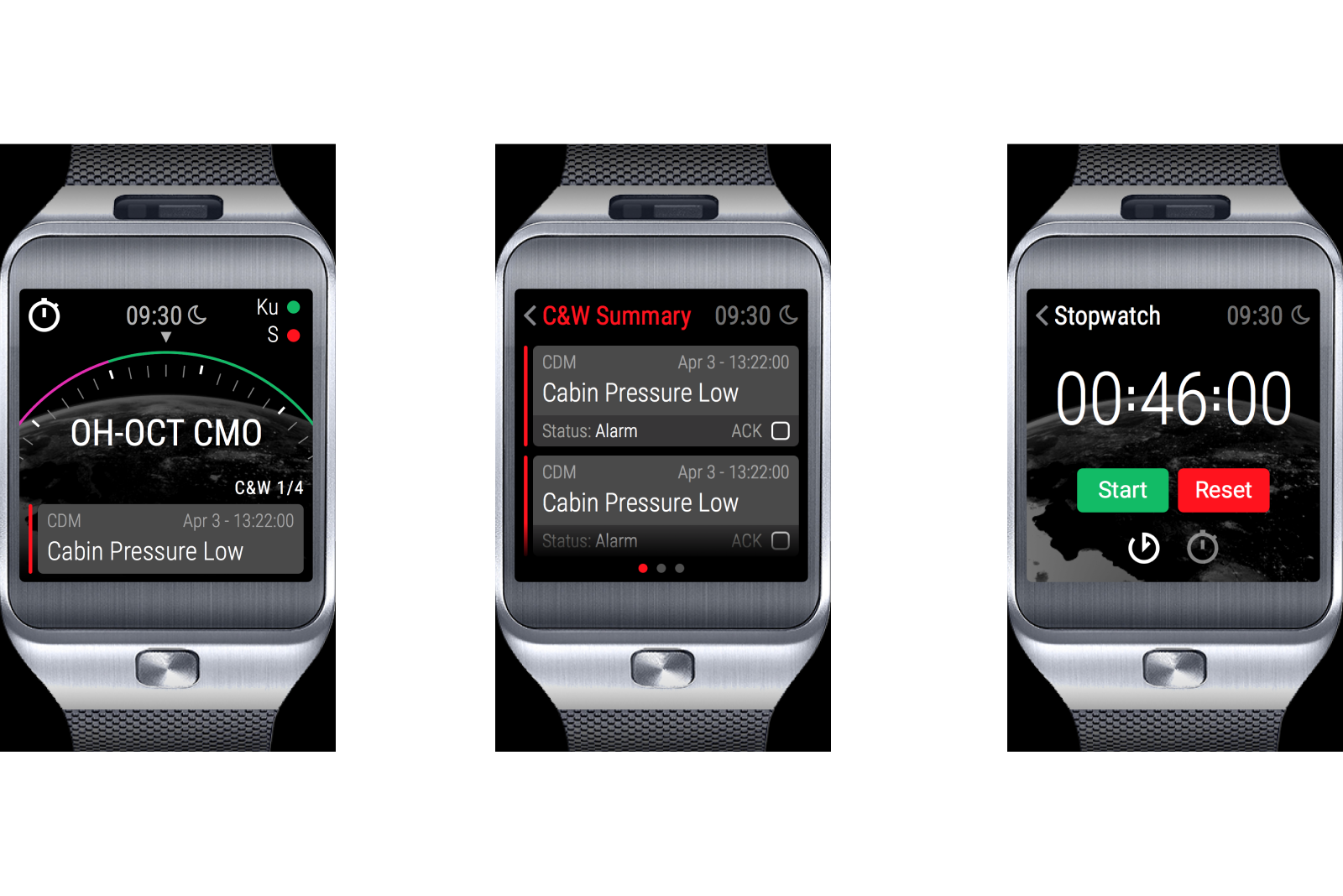 NASA Smartwatch App Mock Ups 2