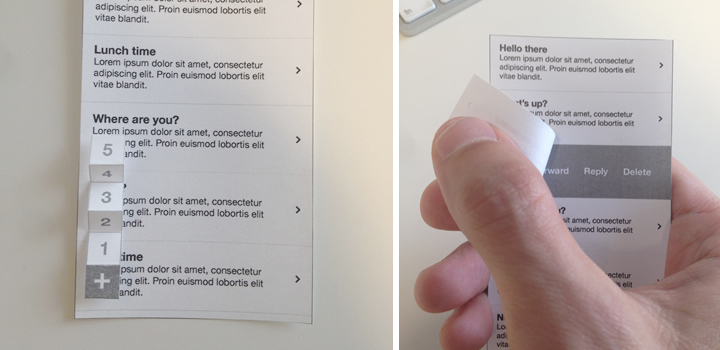 Paper Fold & Paper Peel Examples